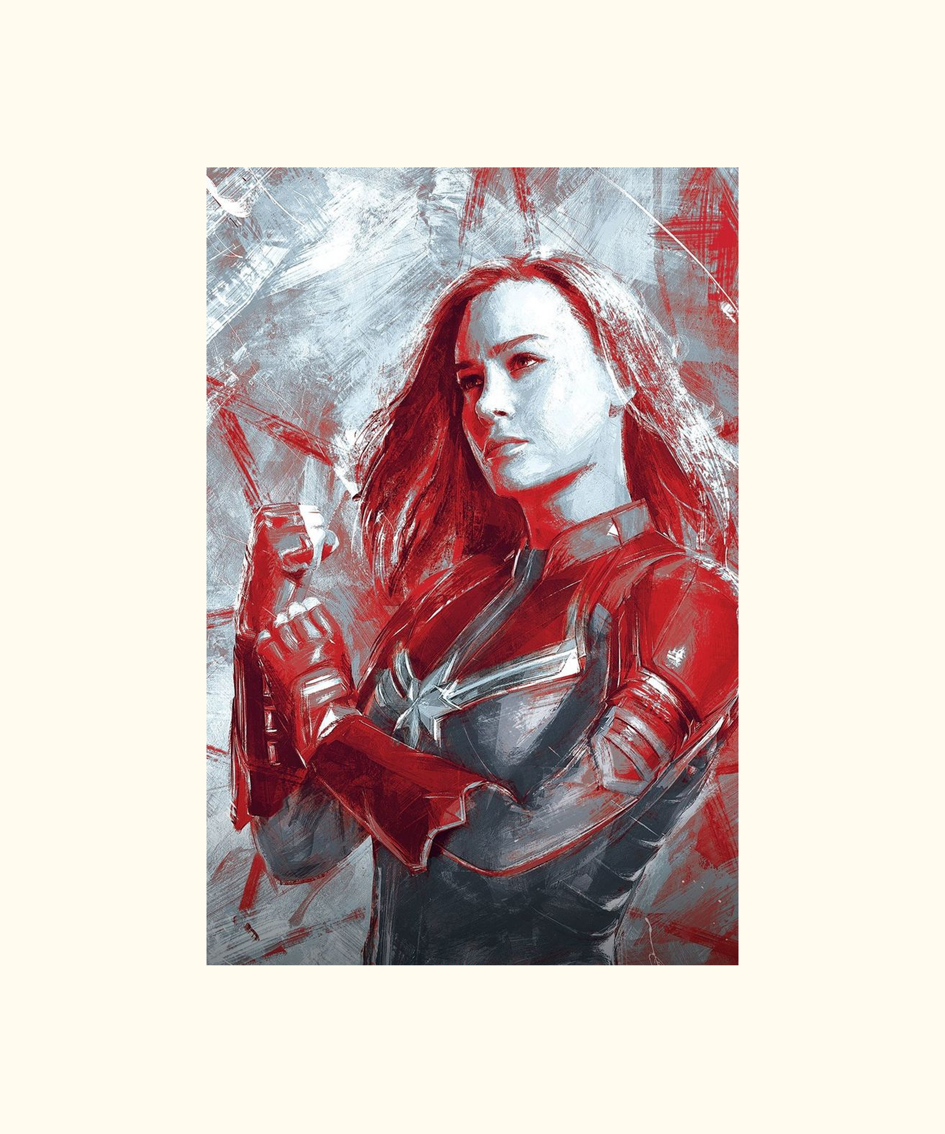 Captain Marvel Postcard