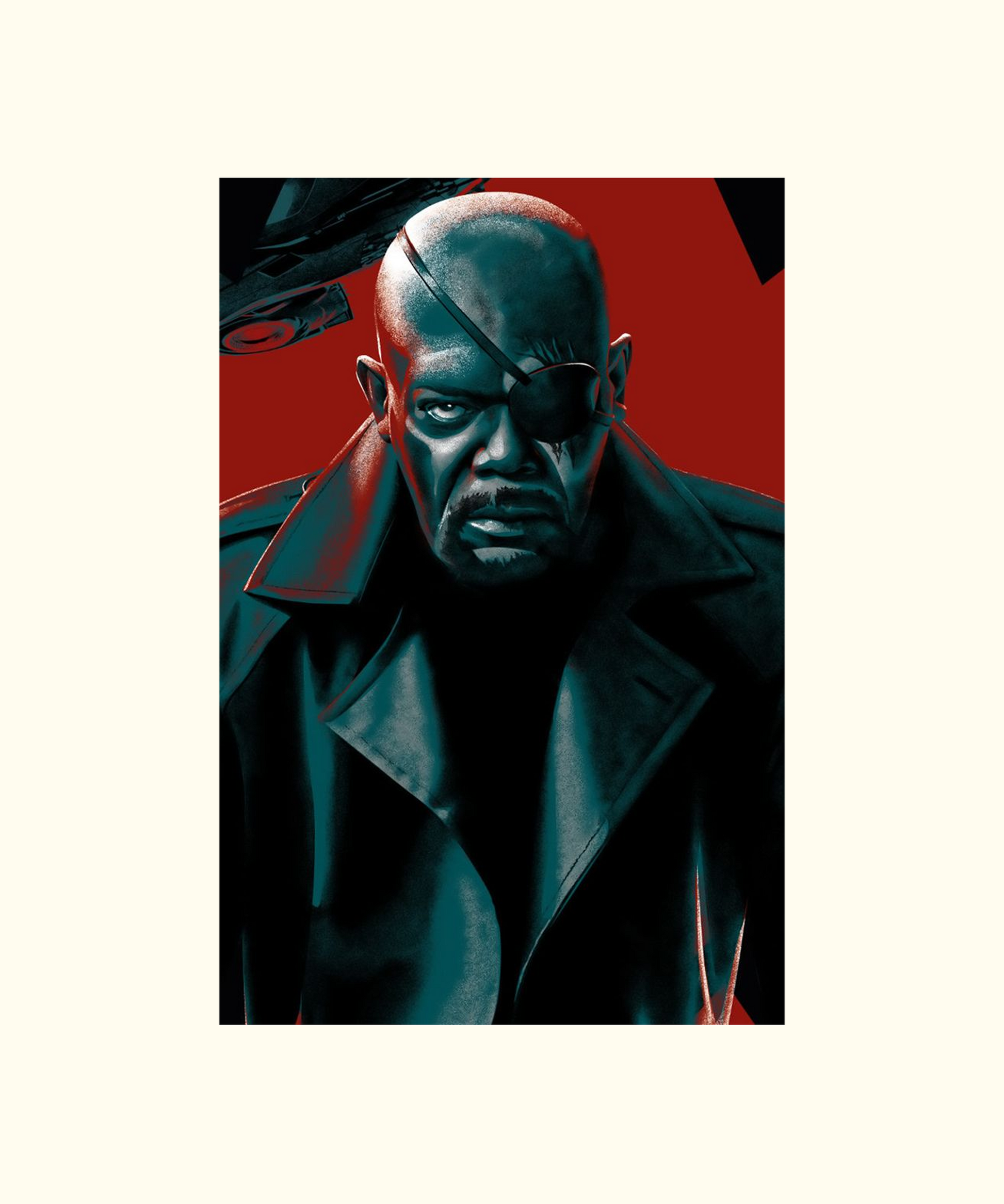 Nick Fury Postcard