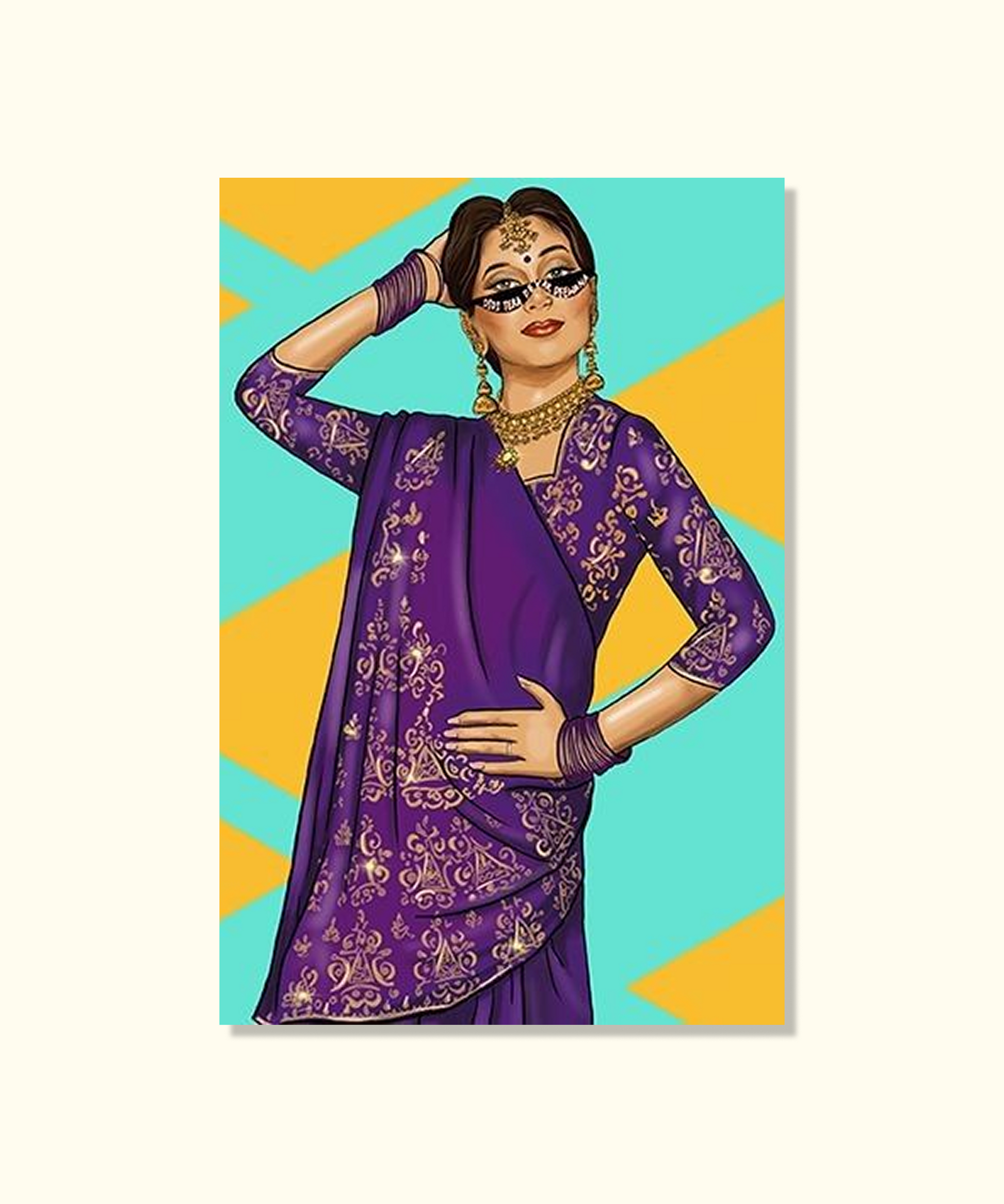 HAHK Madhuri Postcard