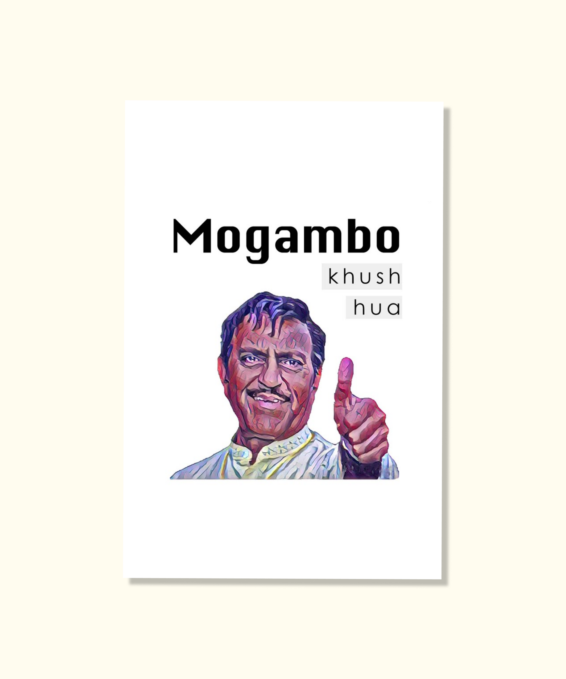 Mogambo Khush Hua Postcard