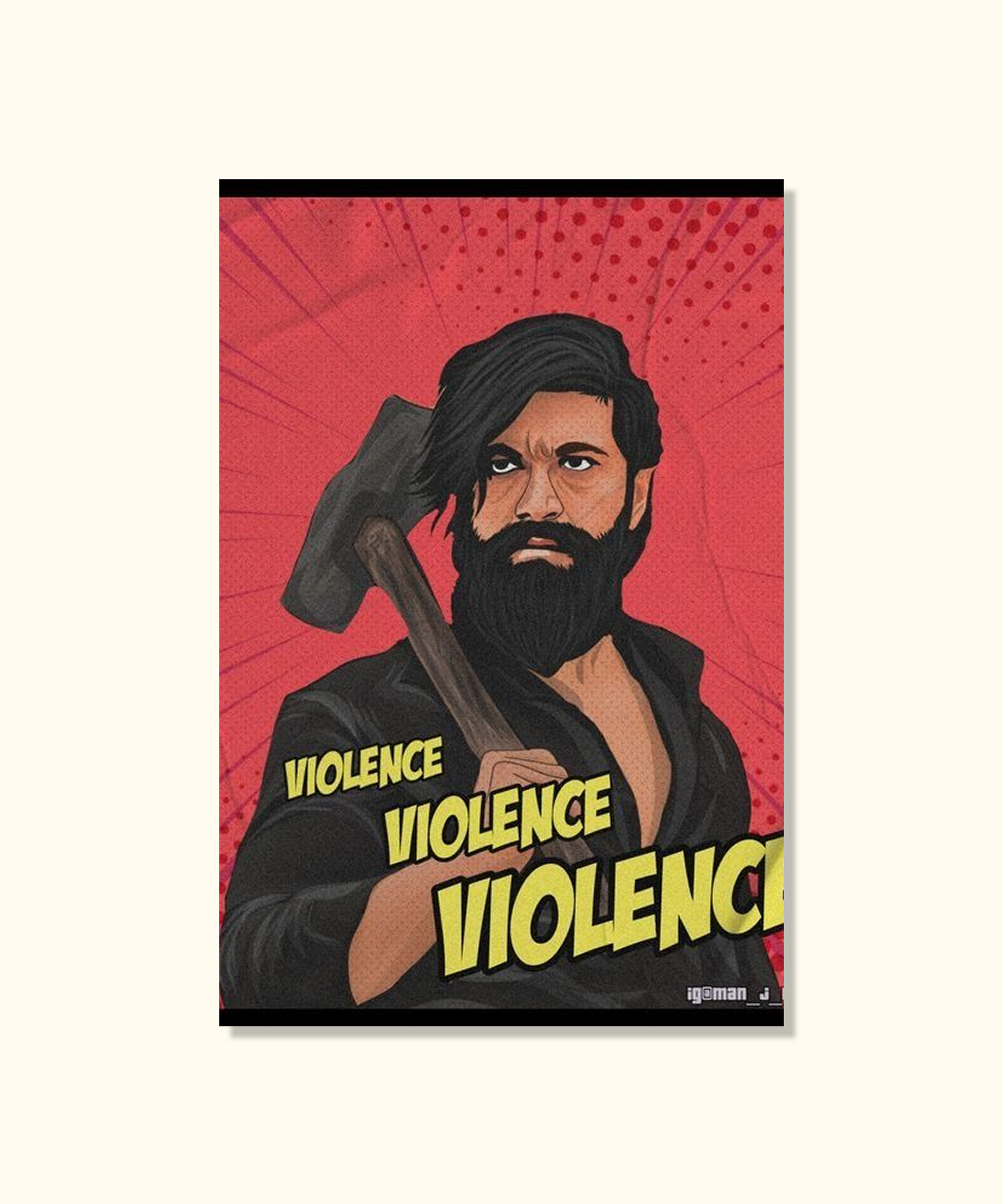 Violence Violence Violence Postcard