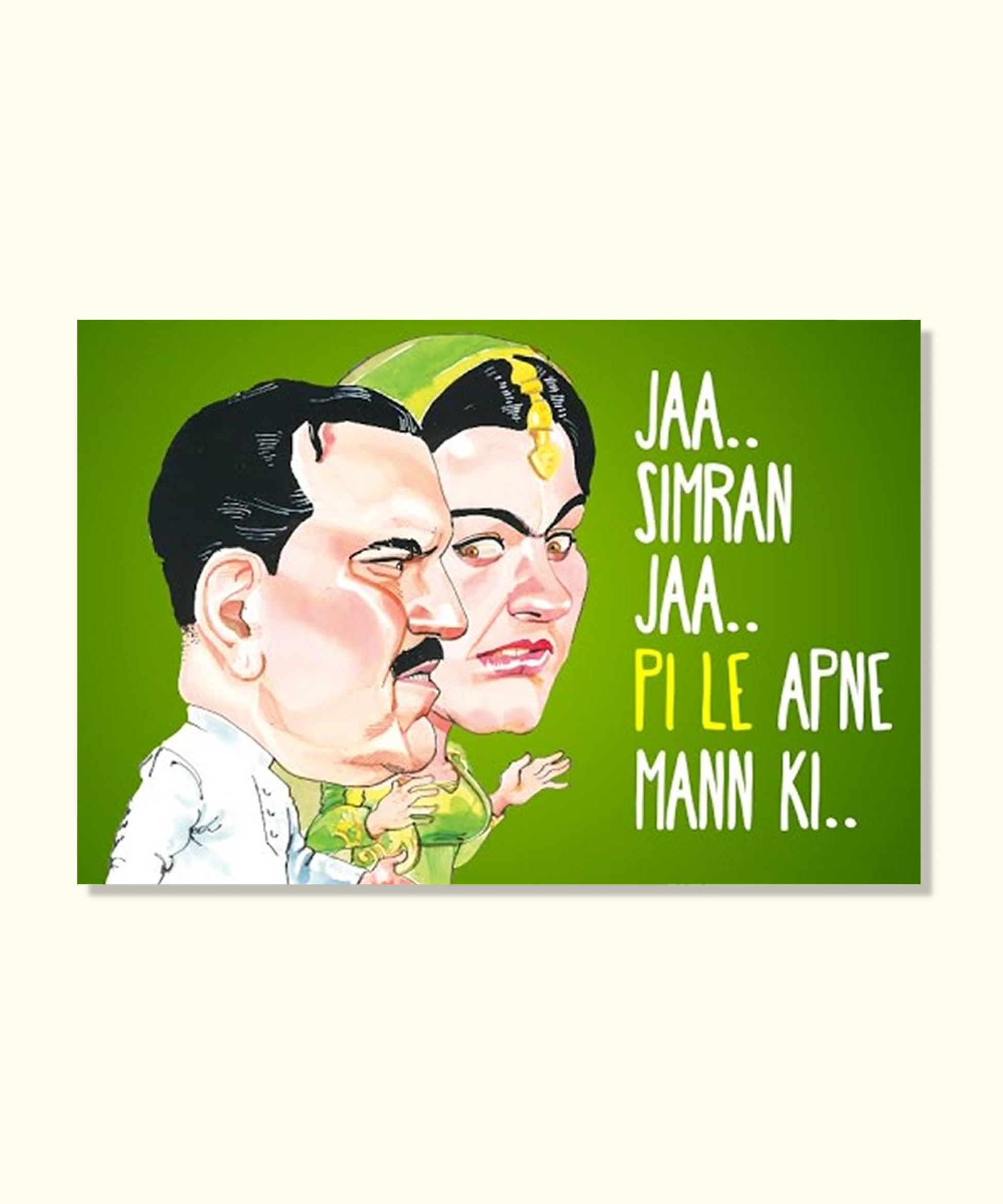 Jaa Simran Jaa Postcard