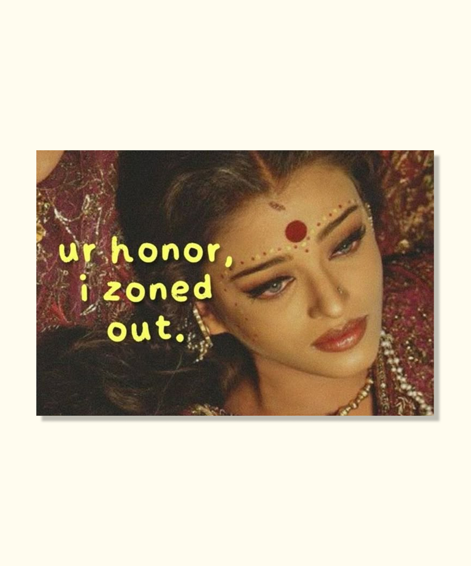 I Zoned out - Postcard