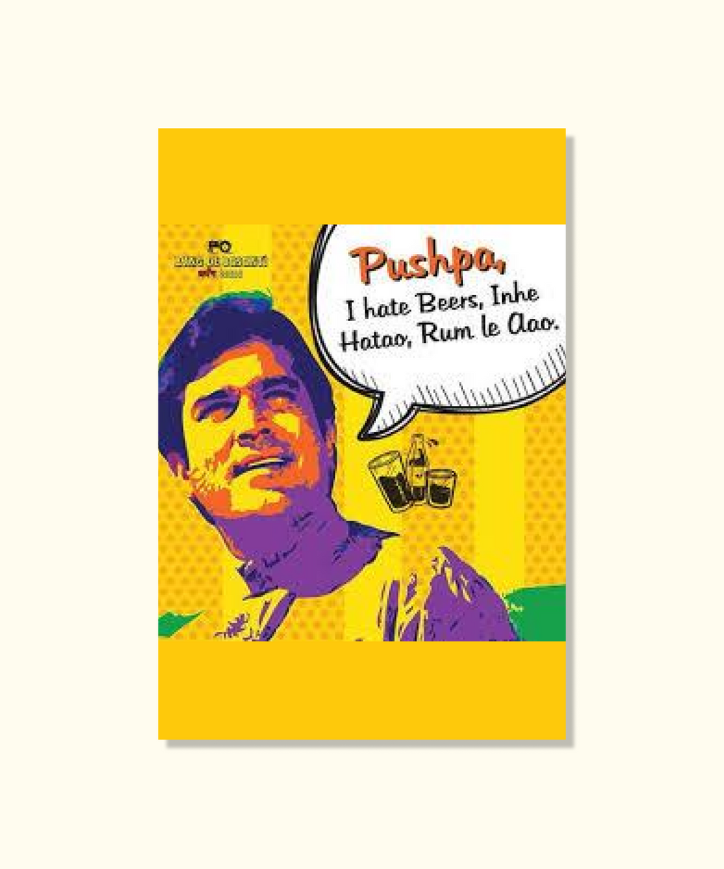 Pushpa I Hate Beers Postcard